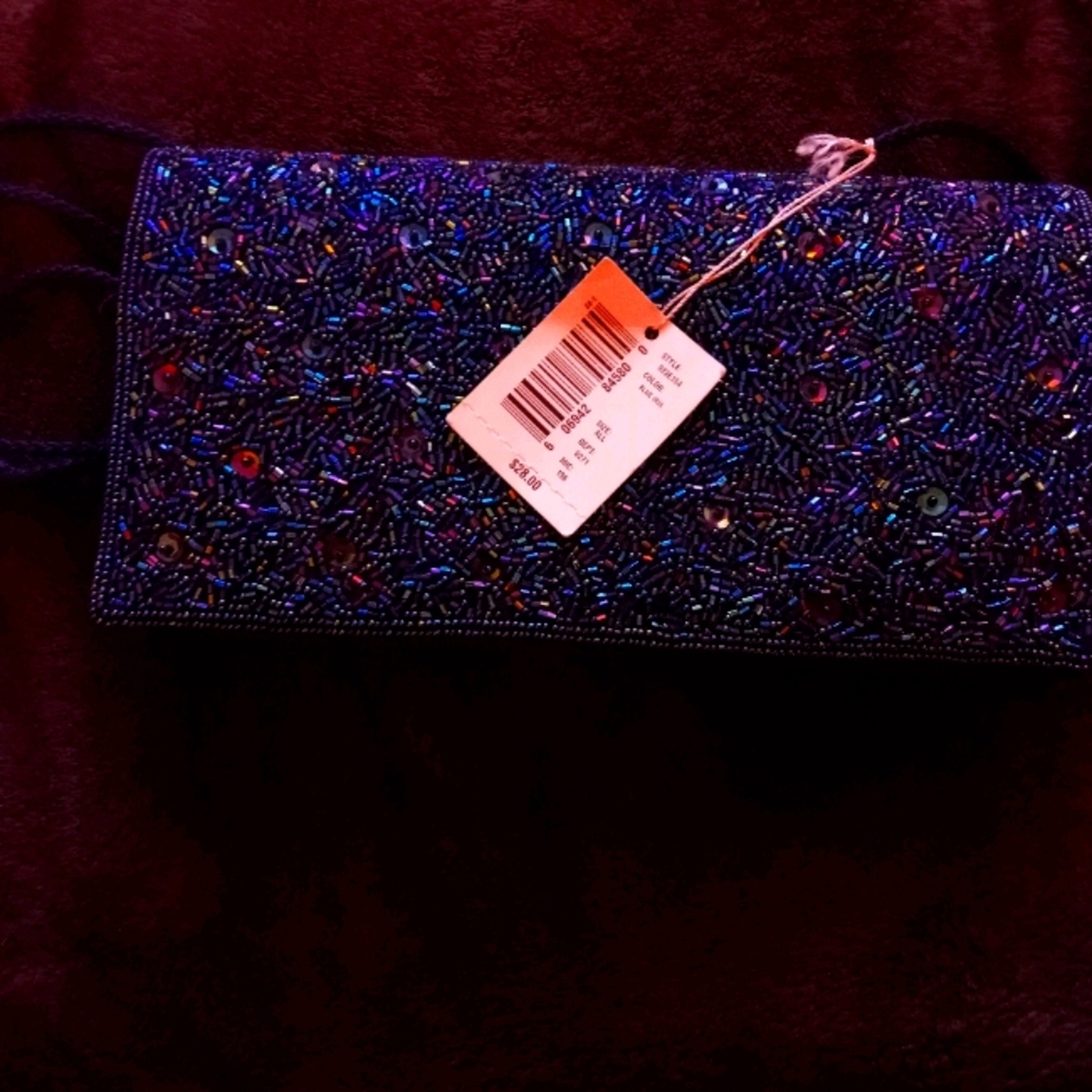 Bechamel Sequined Beaded Purse